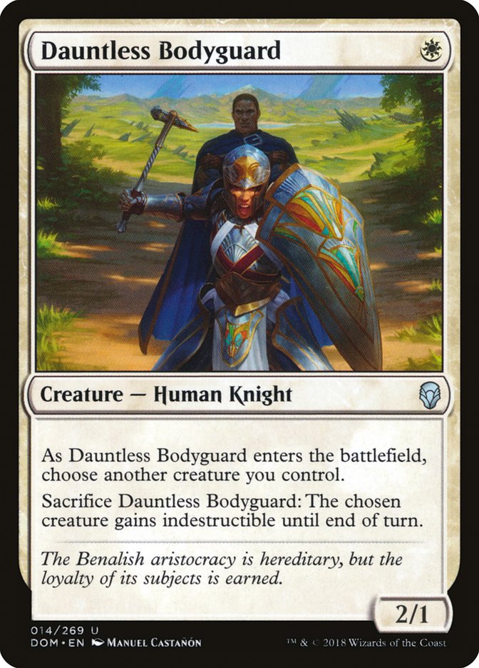 Dauntless Bodyguard [Dominaria] [Foil]