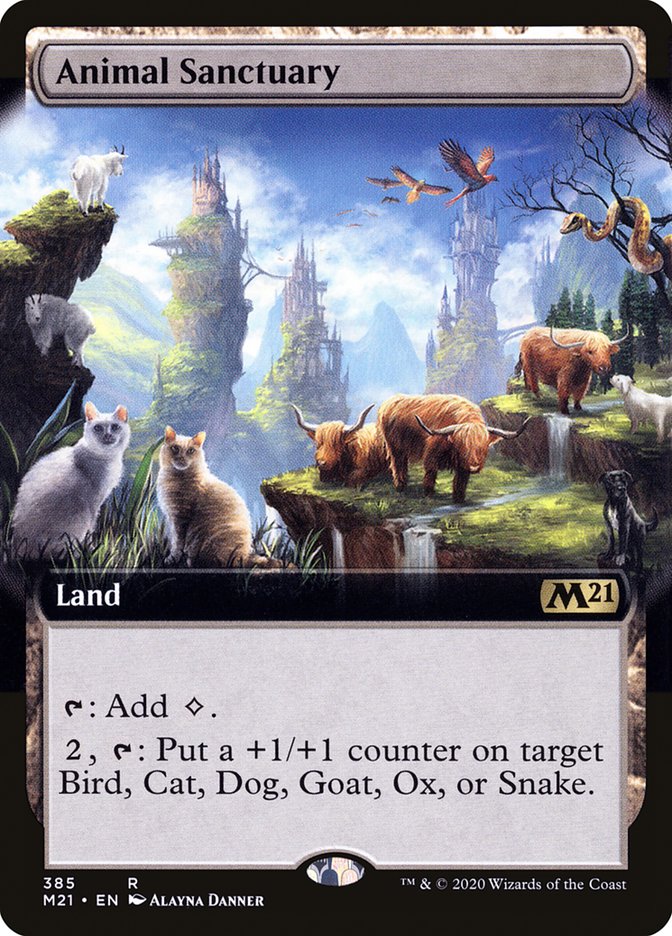 Animal Sanctuary (Extended Art) [Core Set 2021] [Foil]