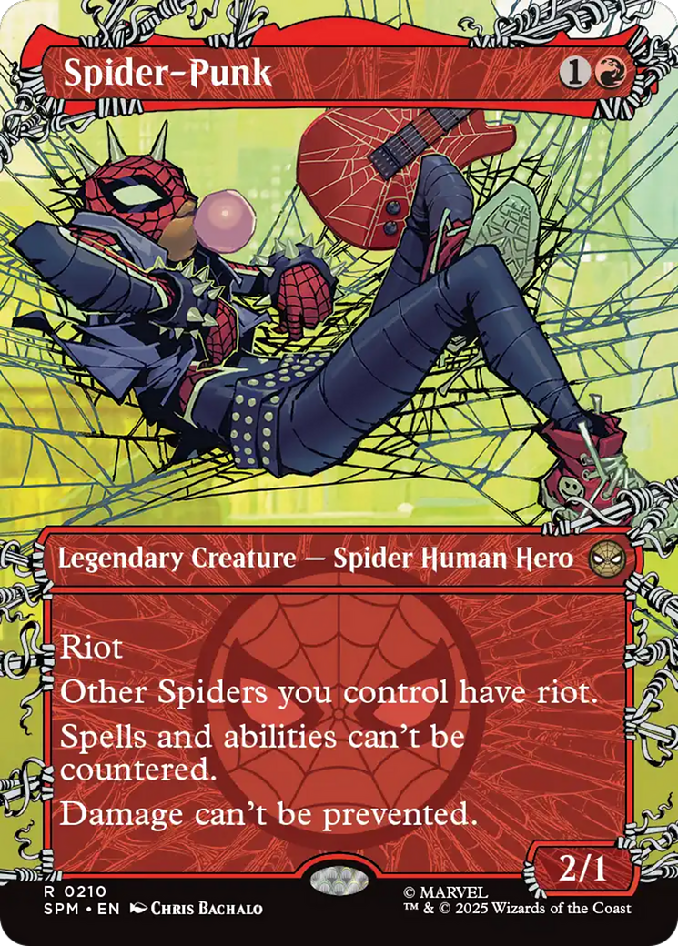 Spider-Punk (0210) (Borderless) [Marvel's Spider-Man] [Foil]