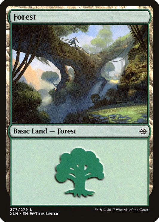 Forest (277) [Ixalan] [Foil]