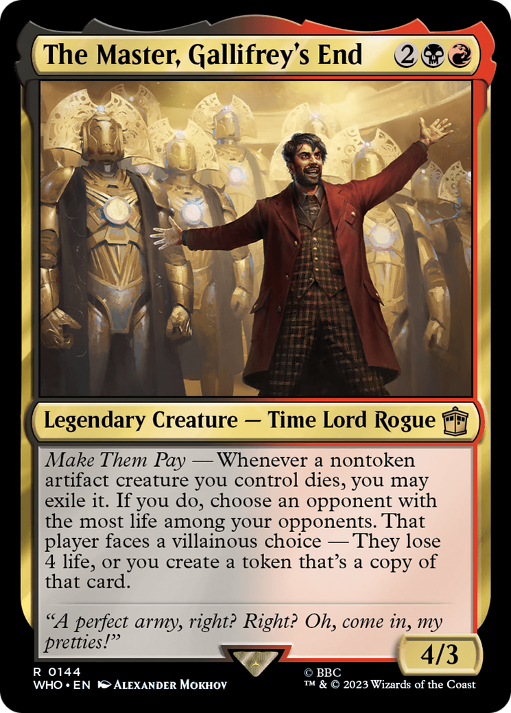 The Master, Gallifrey's End [Doctor Who] [Foil]
