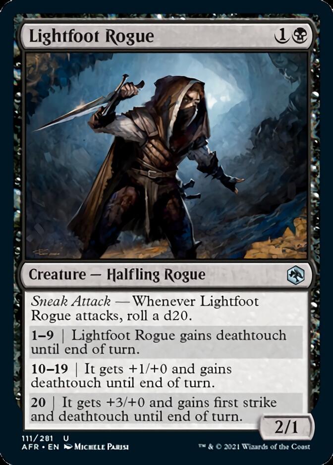 Lightfoot Rogue [Dungeons & Dragons: Adventures in the Forgotten Realms] [Foil]