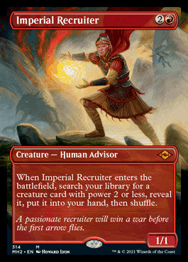 Imperial Recruiter (Borderless Alternate Art) [Modern Horizons 2] [Foil]