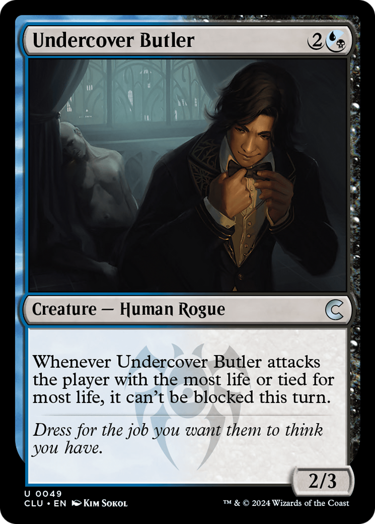 Undercover Butler [Ravnica: Clue Edition] [Foil]