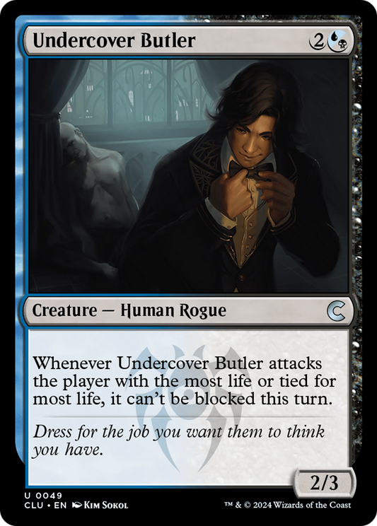 Undercover Butler [Ravnica: Clue Edition] [Foil]