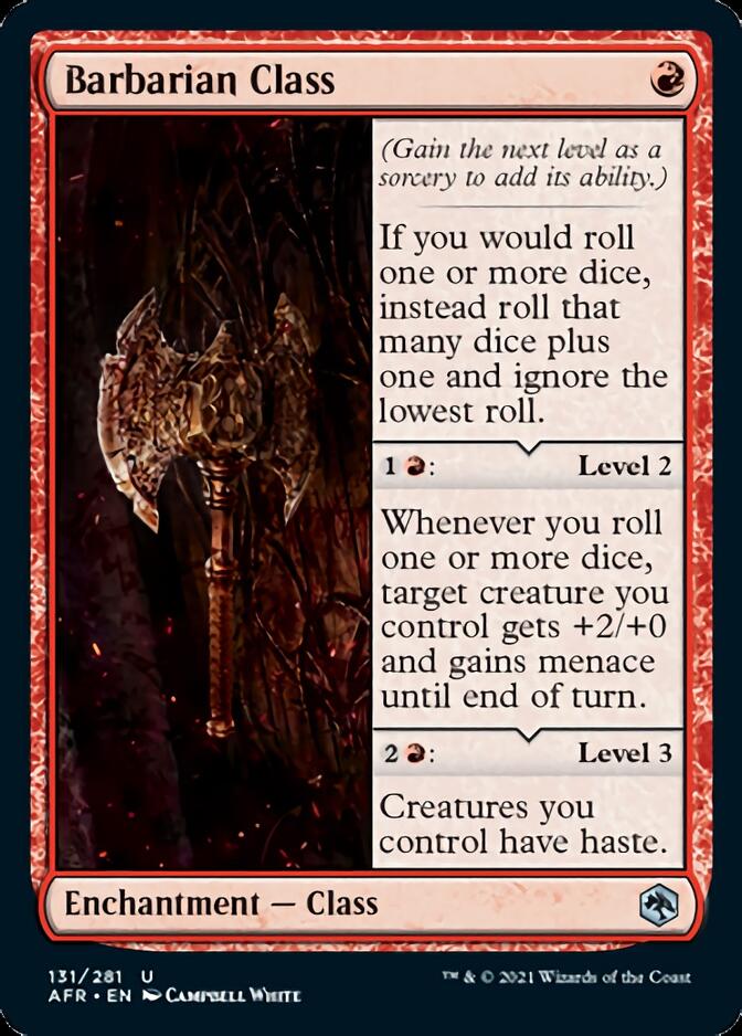 Barbarian Class [Dungeons & Dragons: Adventures in the Forgotten Realms] [Foil]