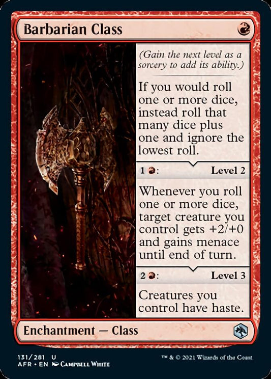 Barbarian Class [Dungeons & Dragons: Adventures in the Forgotten Realms] [Foil]