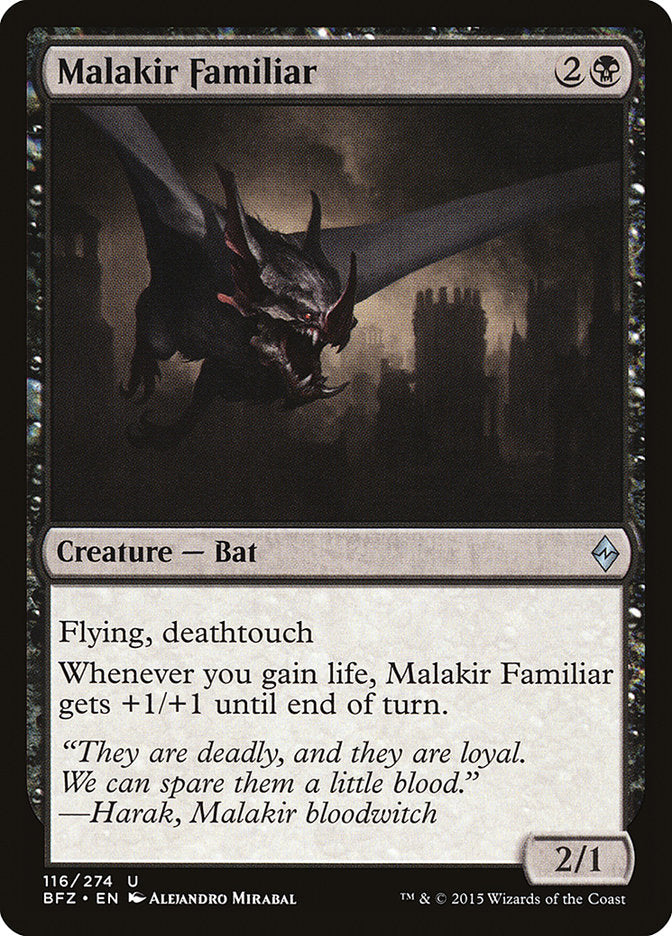 Malakir Familiar [Battle for Zendikar] [Foil]