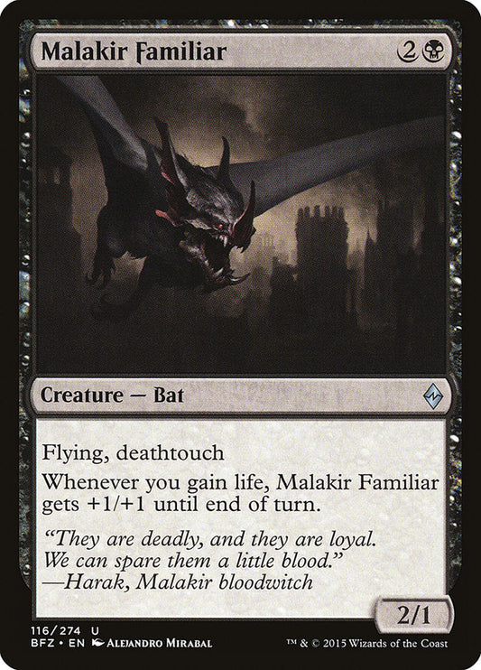 Malakir Familiar [Battle for Zendikar] [Foil]