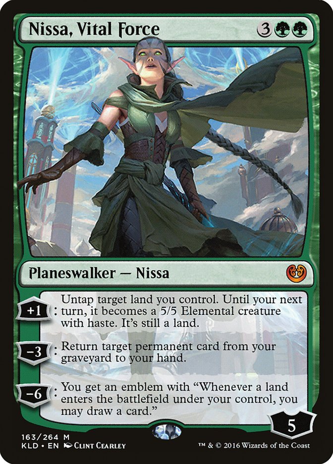 Nissa, Vital Force [Kaladesh] [Foil]