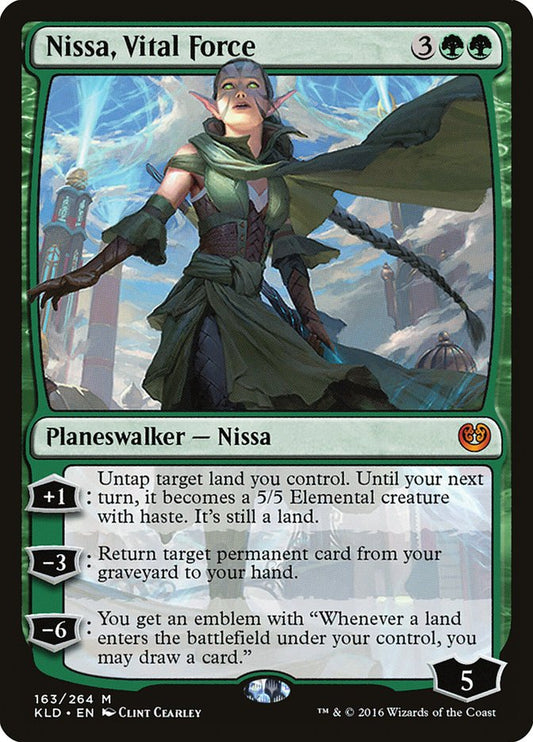 Nissa, Vital Force [Kaladesh] [Foil]