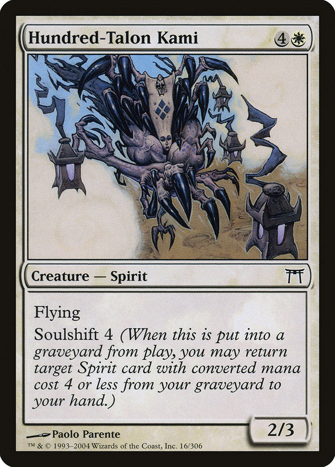 Hundred-Talon Kami [Champions of Kamigawa] [Foil]