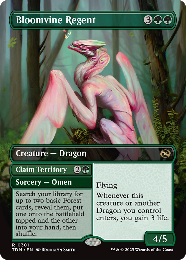 Bloomvine Regent (Borderless) [Tarkir: Dragonstorm] [Foil]