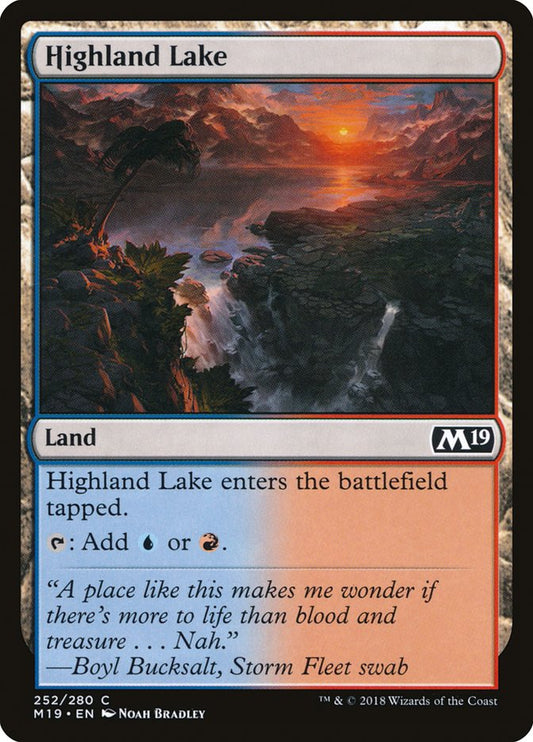 Highland Lake [Core Set 2019] [Foil]