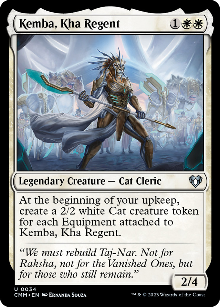 Kemba, Kha Regent [Commander Masters] [Foil]