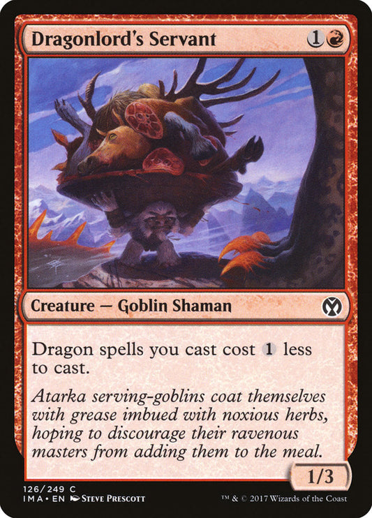Dragonlord's Servant [Iconic Masters] [Foil]