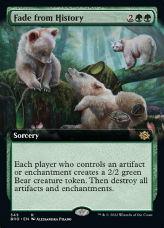 Fade from History (Extended Art) [The Brothers' War] [Foil]
