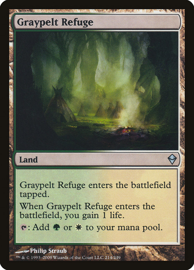 Graypelt Refuge [Zendikar] [Foil]