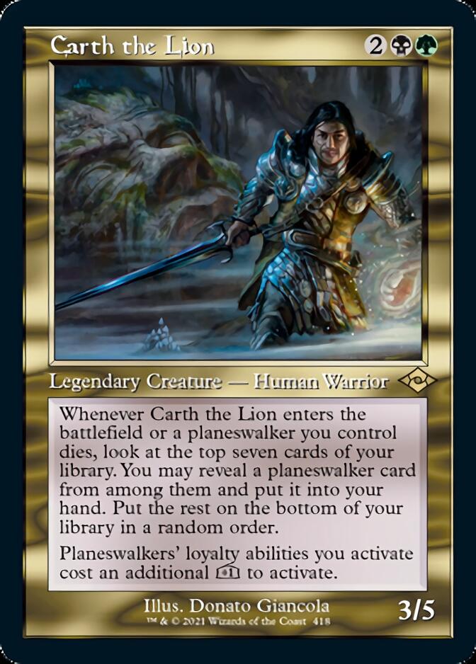 Carth the Lion (Retro) [Modern Horizons 2] [Foil]