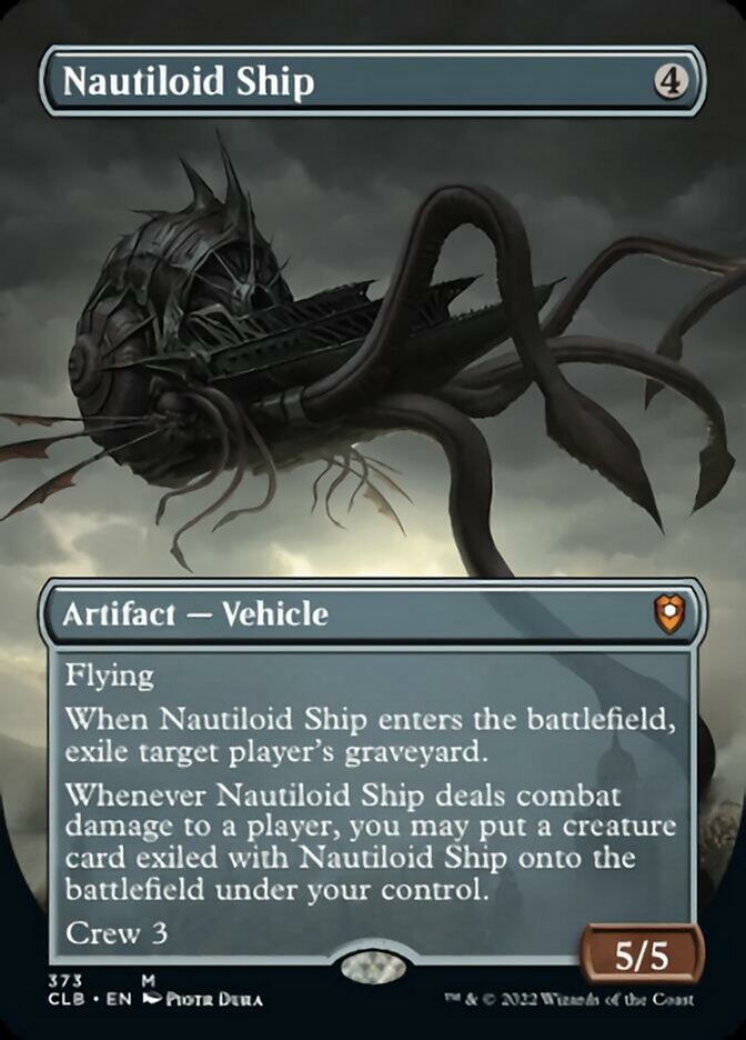 Nautiloid Ship (Borderless Alternate Art) [Commander Legends: Battle for Baldur's Gate] [Foil]