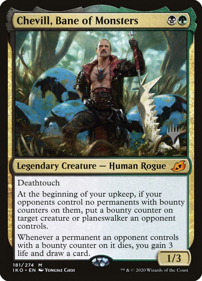 Chevill, Bane of Monsters (Promo Pack) [Ikoria: Lair of Behemoths Promos] [Foil]