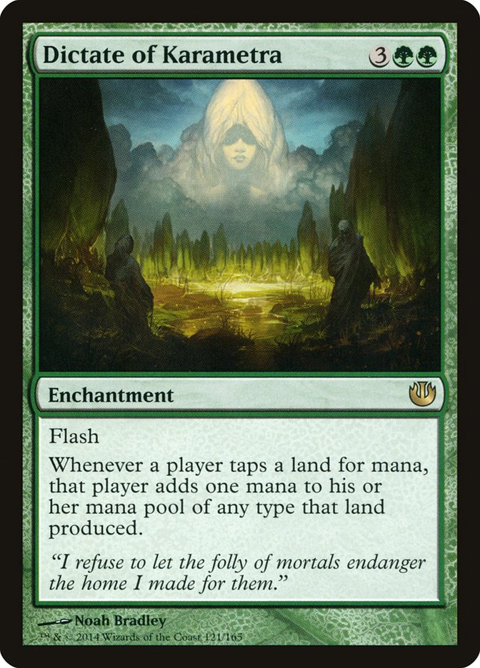 Dictate of Karametra [Journey into Nyx] [Foil]