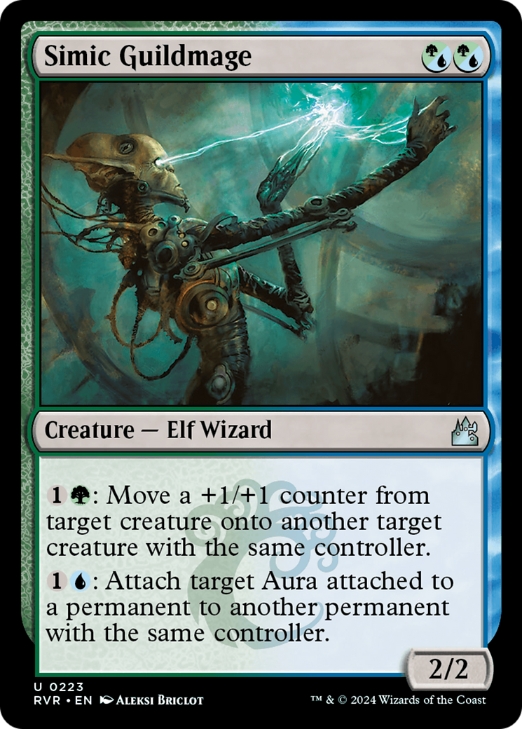 Simic Guildmage [Ravnica Remastered] [Foil]