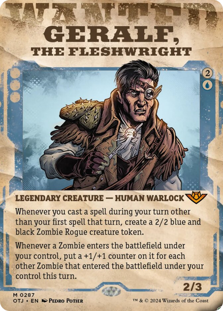 Geralf, the Fleshwright (Showcase) [Outlaws of Thunder Junction] [Foil]