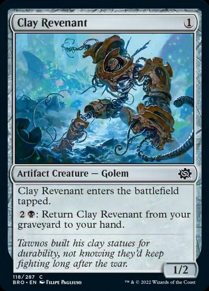 Clay Revenant [The Brothers' War] [Foil]