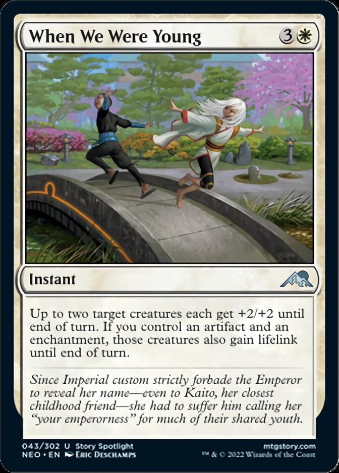 When We Were Young [Kamigawa: Neon Dynasty] [Foil]
