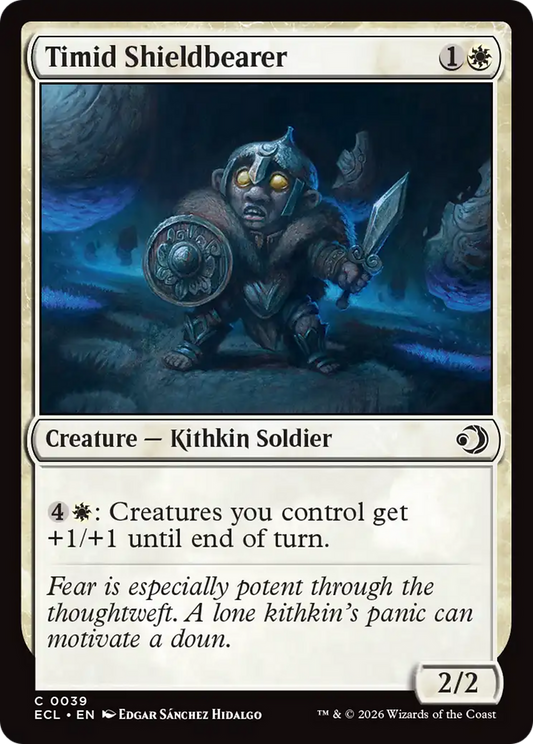 Timid Shieldbearer [Lorwyn Eclipsed] [Foil]