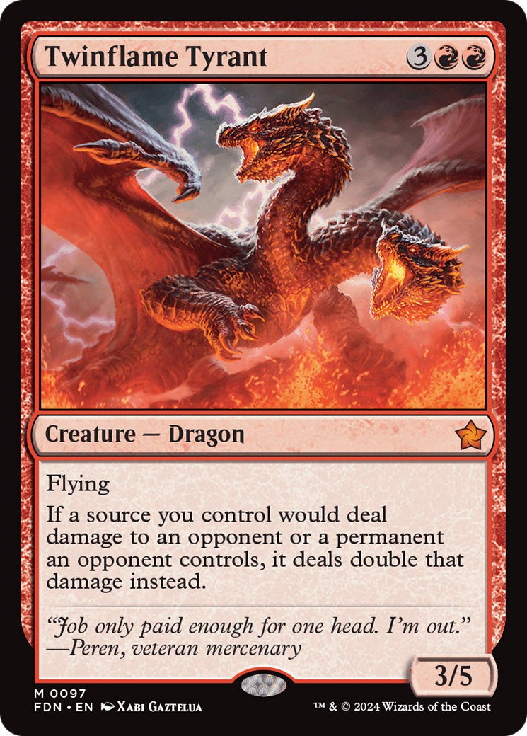 Twinflame Tyrant [Foundations] [Foil]