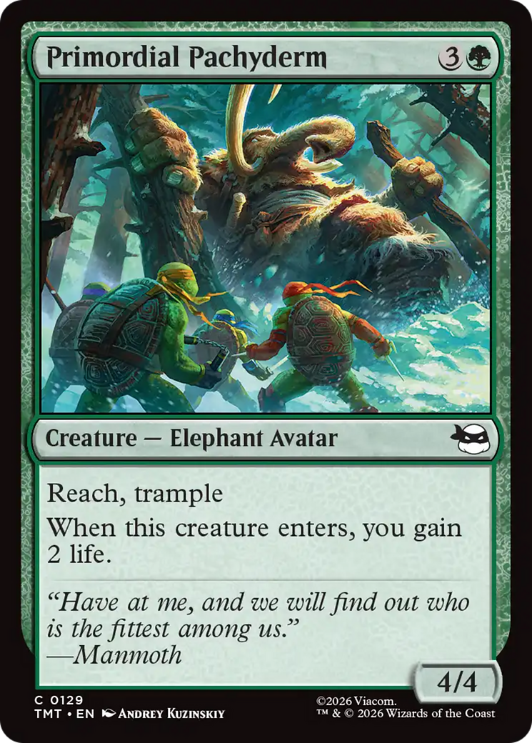 Primordial Pachyderm [Teenage Mutant Ninja Turtles] [Foil]