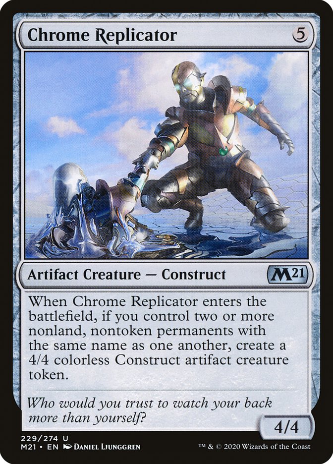 Chrome Replicator [Core Set 2021] [Foil]