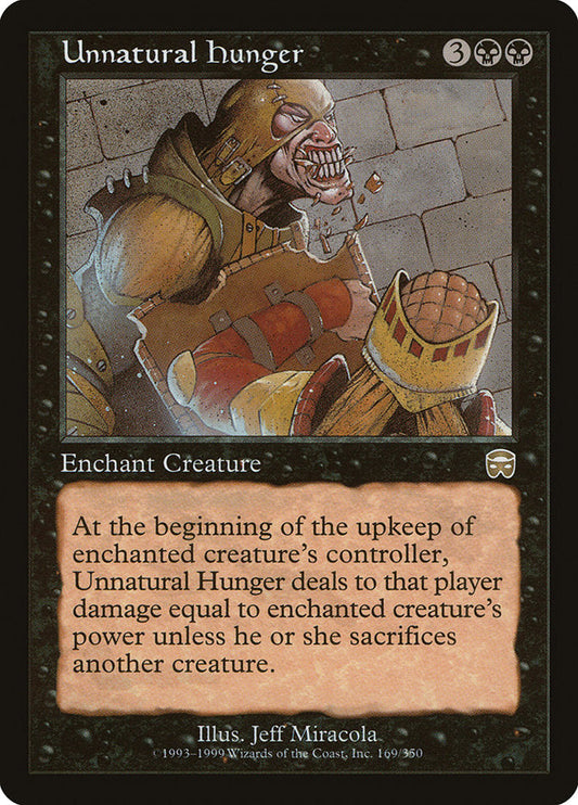 Unnatural Hunger [Mercadian Masques] [Foil]