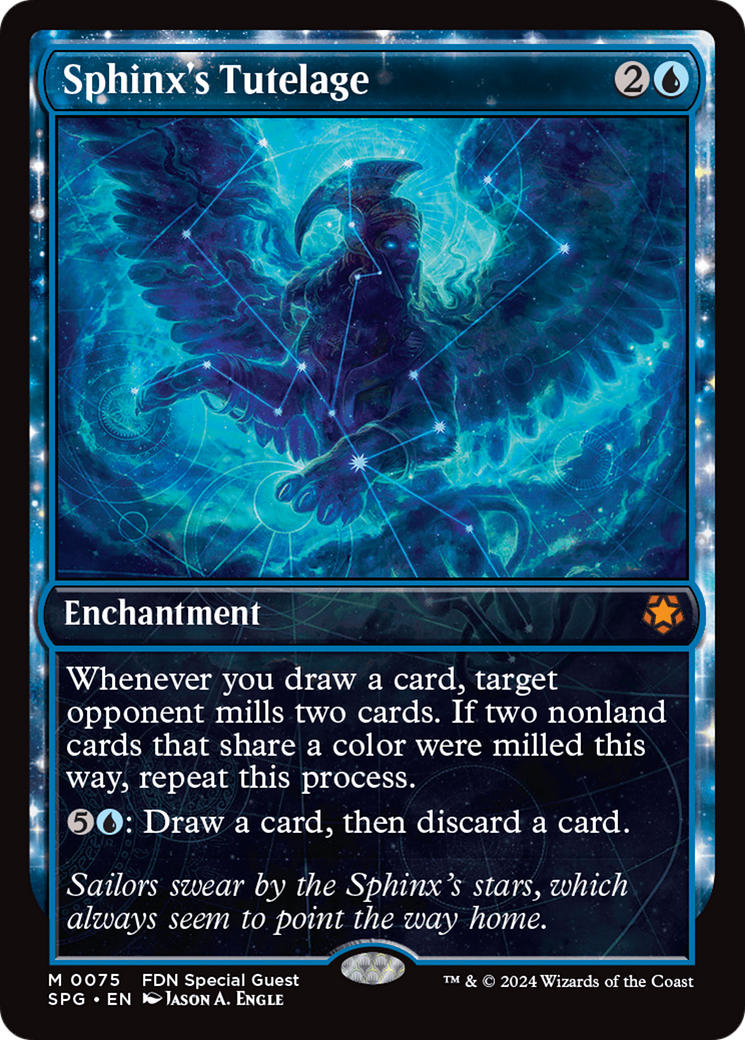 Sphinx's Tutelage (Showcase) [Foundations Special Guests] [Foil]