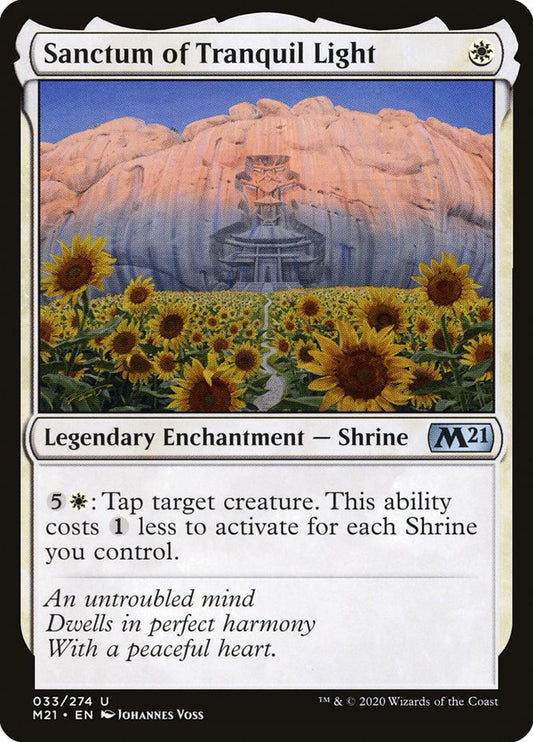 Sanctum of Tranquil Light [Core Set 2021] [Foil]