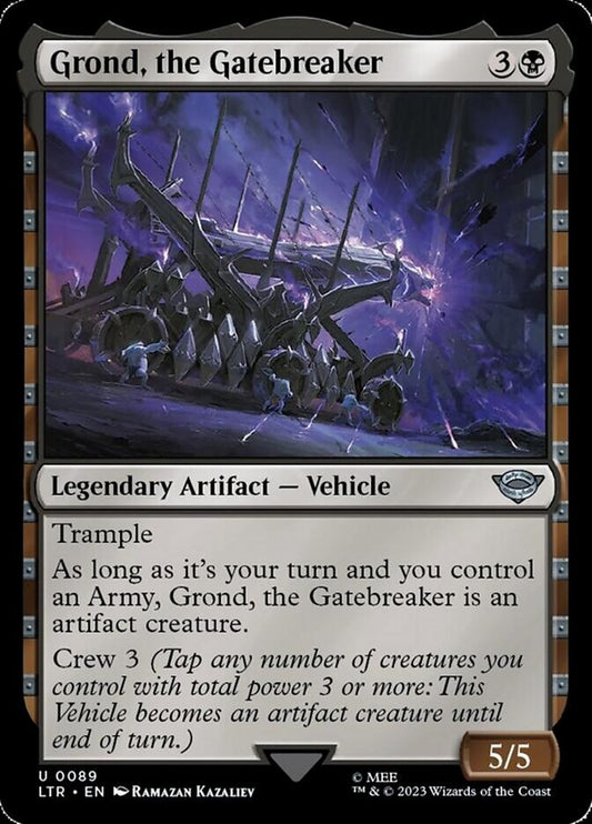 Grond, the Gatebreaker [The Lord of the Rings: Tales of Middle-Earth] [Foil]