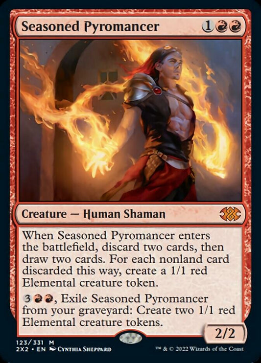 Seasoned Pyromancer [Double Masters 2022] [Foil]