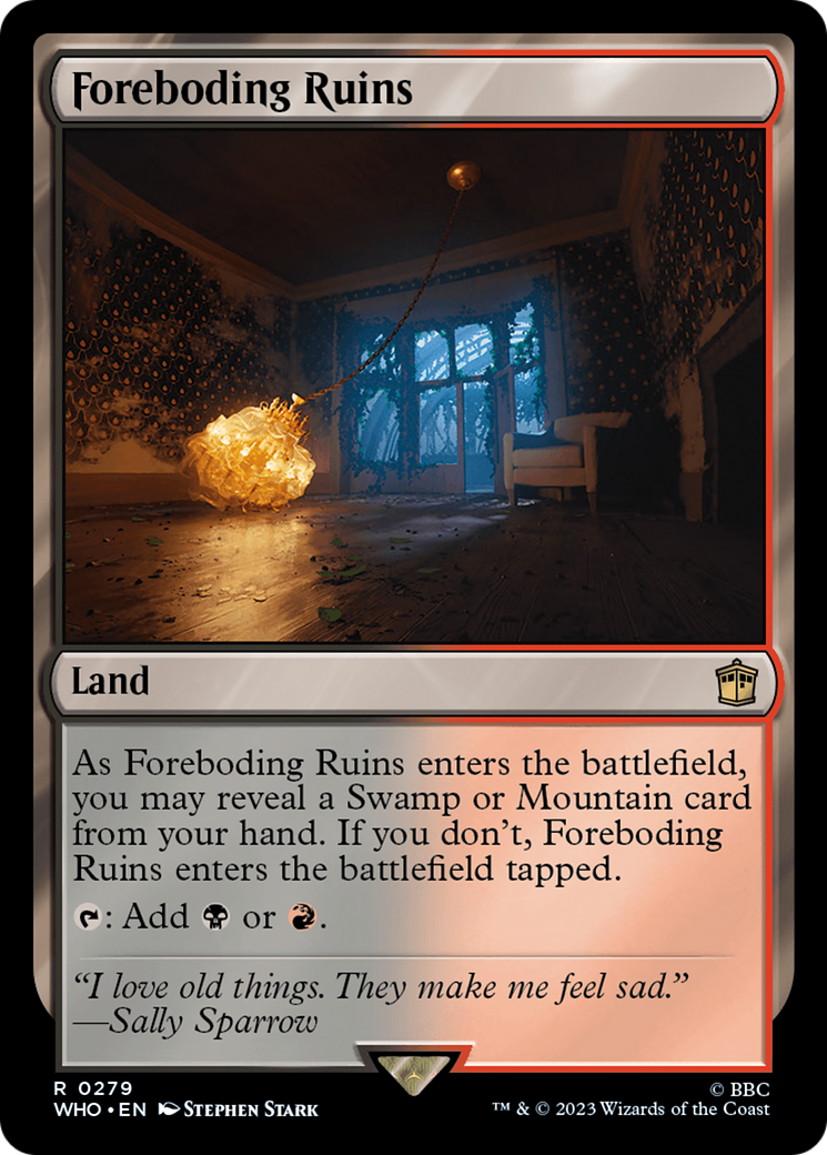 Foreboding Ruins [Doctor Who] [Foil]