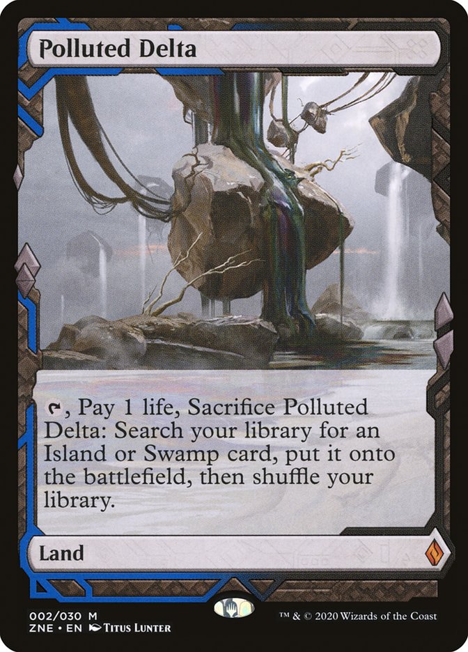 Polluted Delta (Expeditions) [Zendikar Rising Expeditions] [Foil]