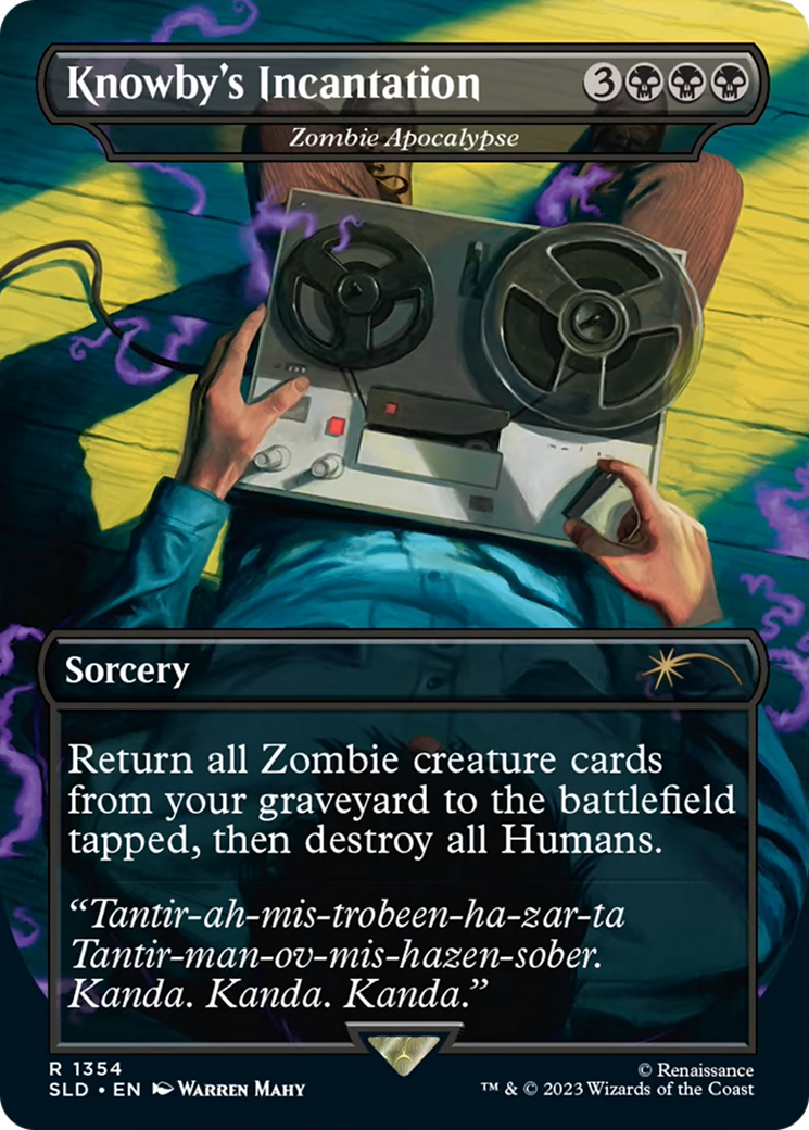 Knowby's Incantation - Zombie Apocalypse [Secret Lair Drop Series] [Foil]