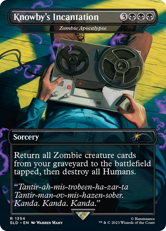 Knowby's Incantation - Zombie Apocalypse [Secret Lair Drop Series] [Foil]