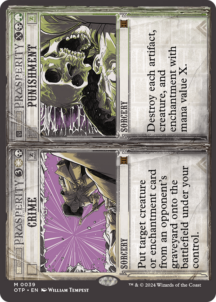 Crime // Punishment [Outlaws of Thunder Junction: Breaking News] [Foil]