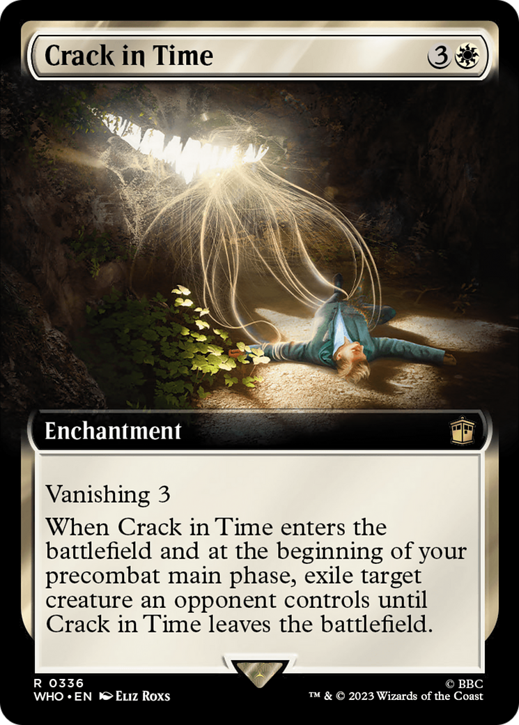 Crack in Time (Extended Art) [Doctor Who] [Foil]