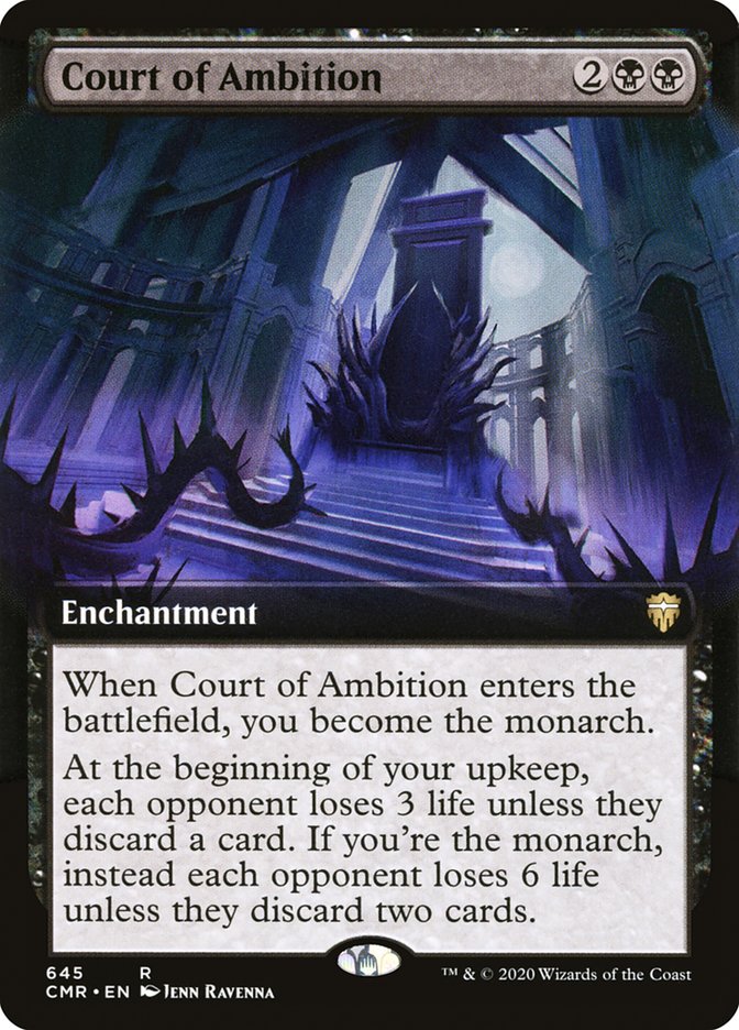 Court of Ambition (Extended Art) [Commander Legends] [Foil]