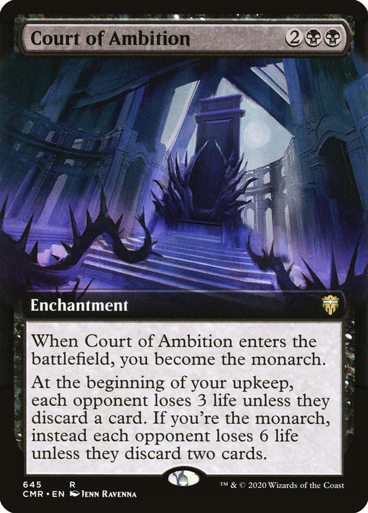 Court of Ambition (Extended Art) [Commander Legends] [Foil]