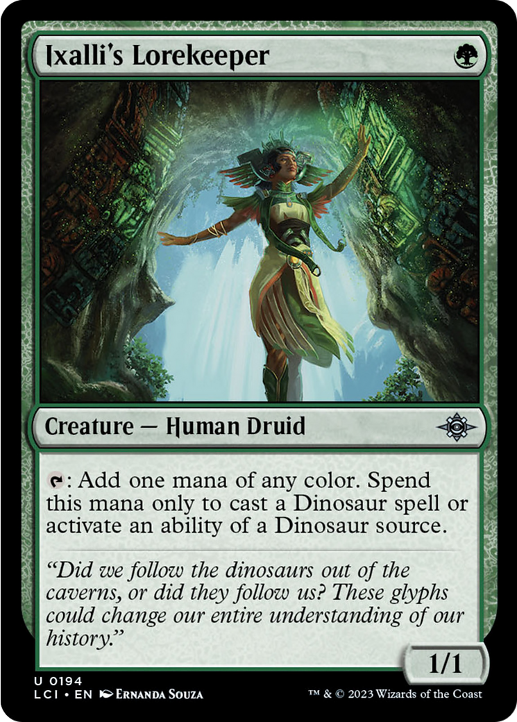 Ixalli's Lorekeeper [The Lost Caverns of Ixalan] [Foil]
