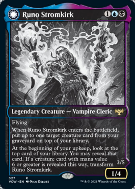 Runo Stromkirk // Krothuss, Lord of the Deep (Showcase Eternal Night) [Innistrad: Crimson Vow] [Foil]