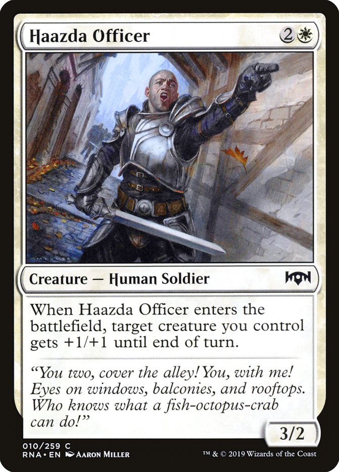 Haazda Officer [Ravnica Allegiance] [Foil]